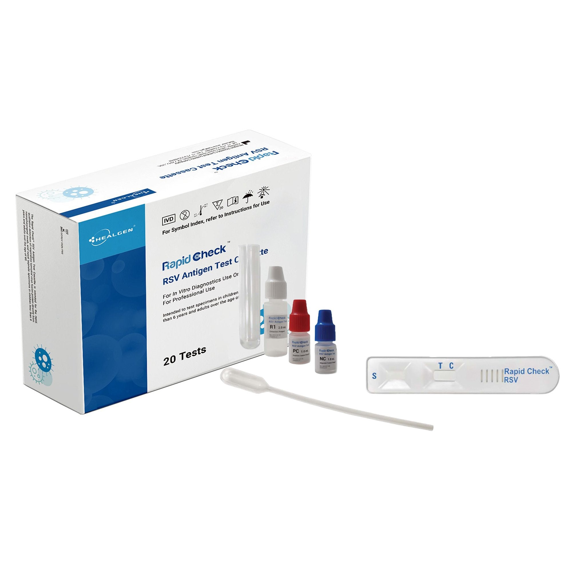 Healgen® Rapid Check® Rapid RSV Test-20/Box