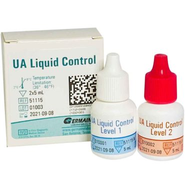 UA Liquid Controls for AimStrip® Urine Reagent Strips, 2x5mL